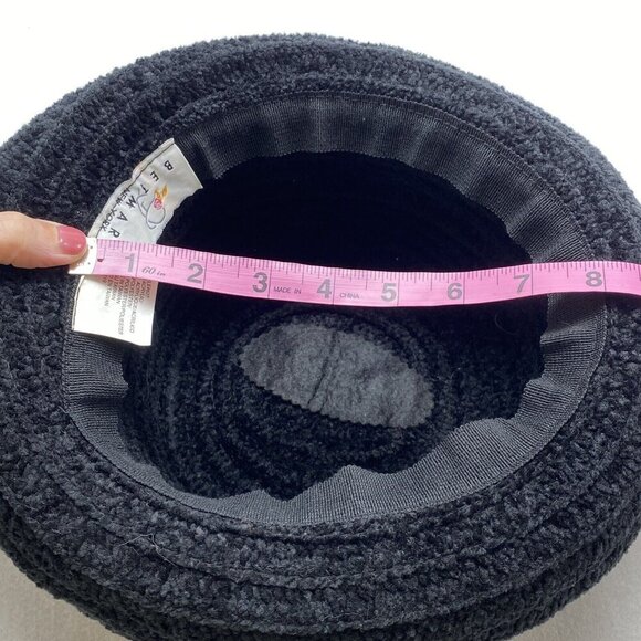 BETMAR NY Women Bucket Hat One Size Black Roll Up Brim Boho Stylish City C-H - Picture 7 of 9